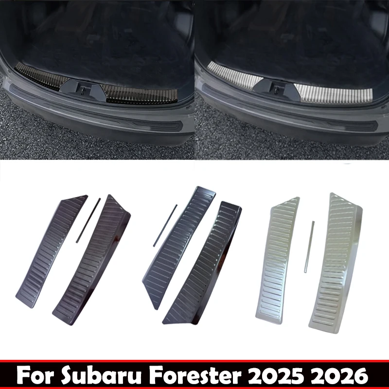 For Subaru Forester 2024 2025 2026 steel Built-in Rear Bumper Protector door Sill Trunk Threshold Tread Plate Trim Accessories
For Subaru Forester 2024 2025 2026 steel Built-in Rear Bumper Protector door Sill Trunk Threshold Tread Plate Trim Accessories