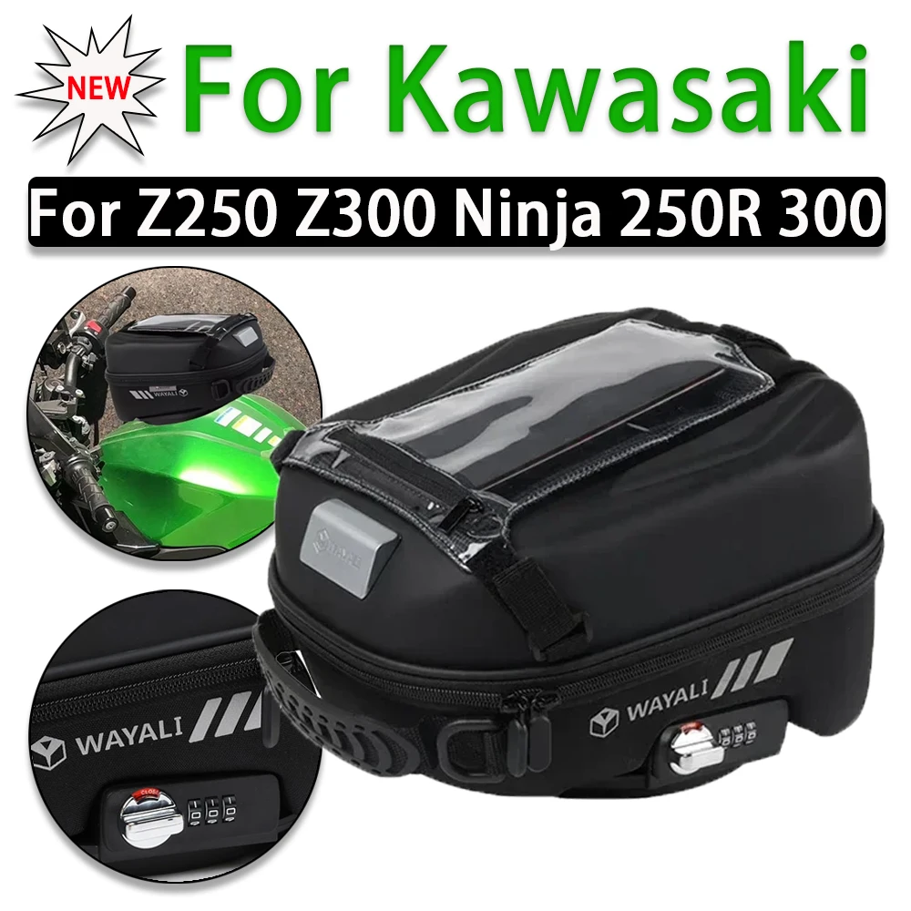 Сумка-бак для Kawasaki Ninja 250R 300 EX250R Z250 Z300 Z 250, аксессуары для багажа, сумка для хранения танков, рюкзак, навигационные сумки
Сумка-бак для Kawasaki Ninja 250R 300 EX250R Z250 Z300 Z 250, аксессуары для багажа, сумка для хранения танков, рюкзак, навигационные сумки