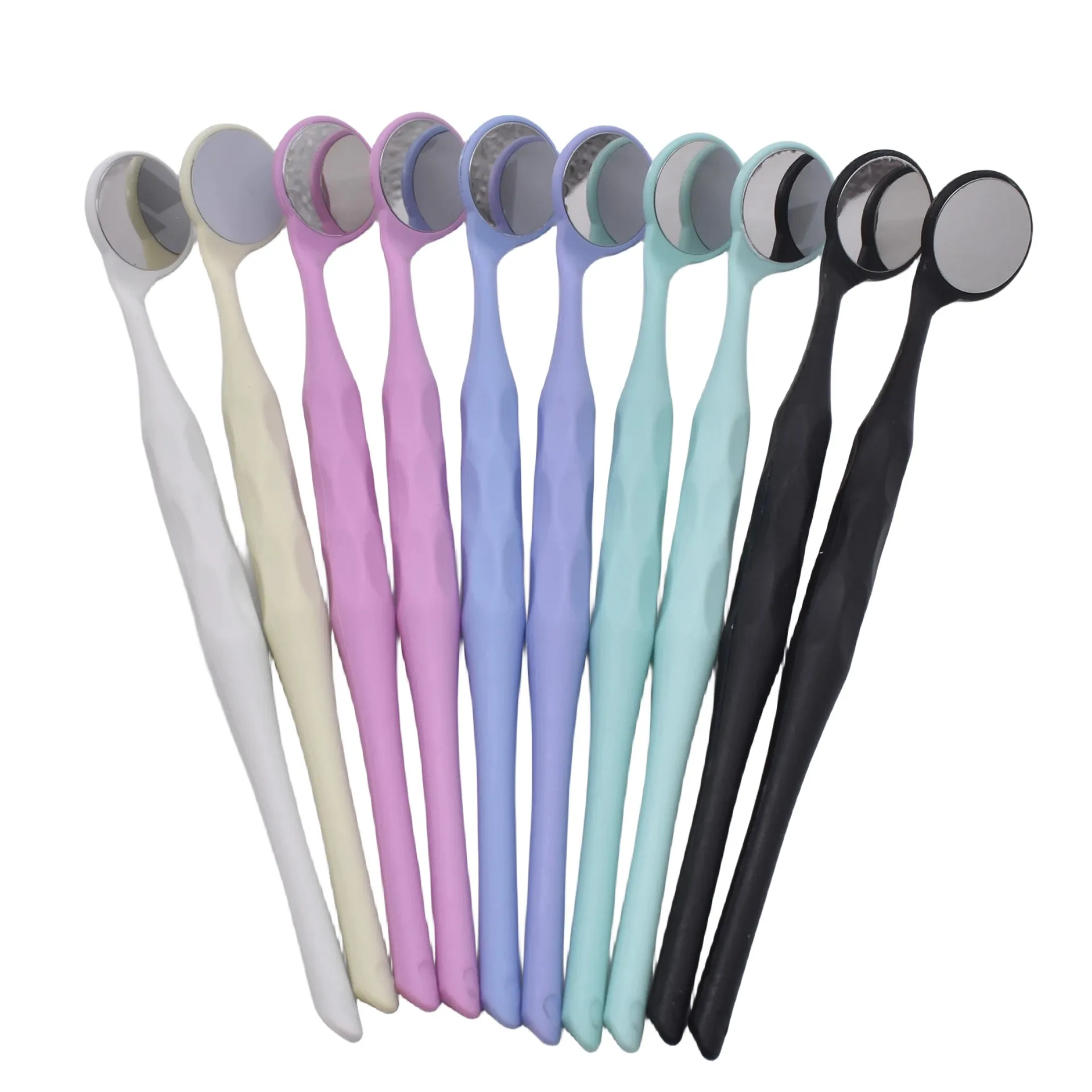 10pcs/Box Dental Single Double Sided Mouth Mirrors Autoclavable Surface Exam Reflectors With Handle Oral Mirror Teeth Whitening
10pcs/Box Dental Single Double Sided Mouth Mirrors Autoclavable Surface Exam Reflectors With Handle Oral Mirror Teeth Whitening