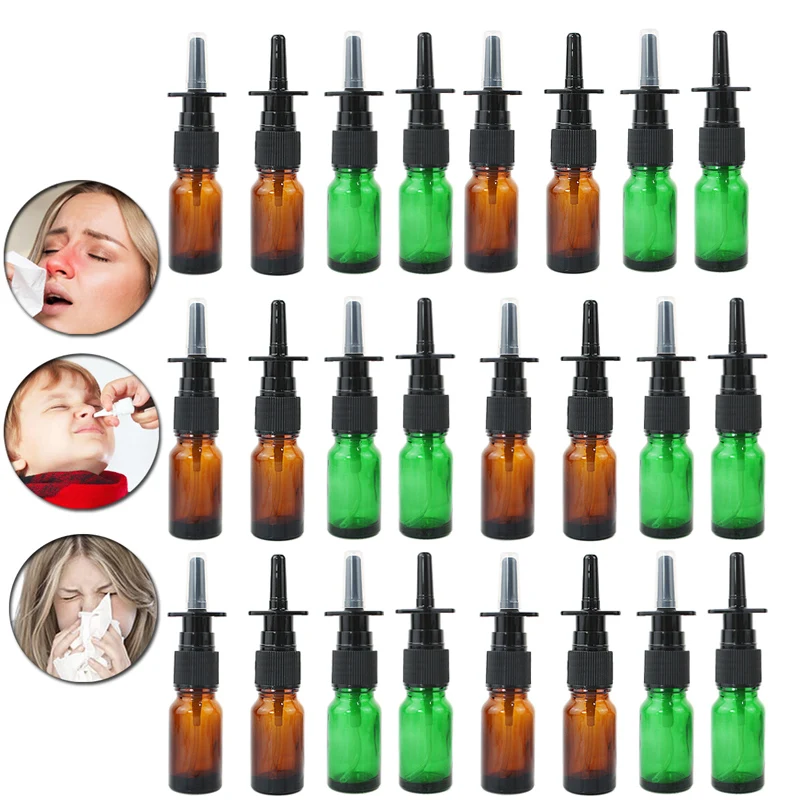 10-50pcs 10ml Amber Nasal Spray Bottle Glass with Fine Nose Mist Sprayer Press Spray Head Empty Bottle Refillable Glass Atomizer
10-50pcs 10ml Amber Nasal Spray Bottle Glass with Fine Nose Mist Sprayer Press Spray Head Empty Bottle Refillable Glass Atomizer