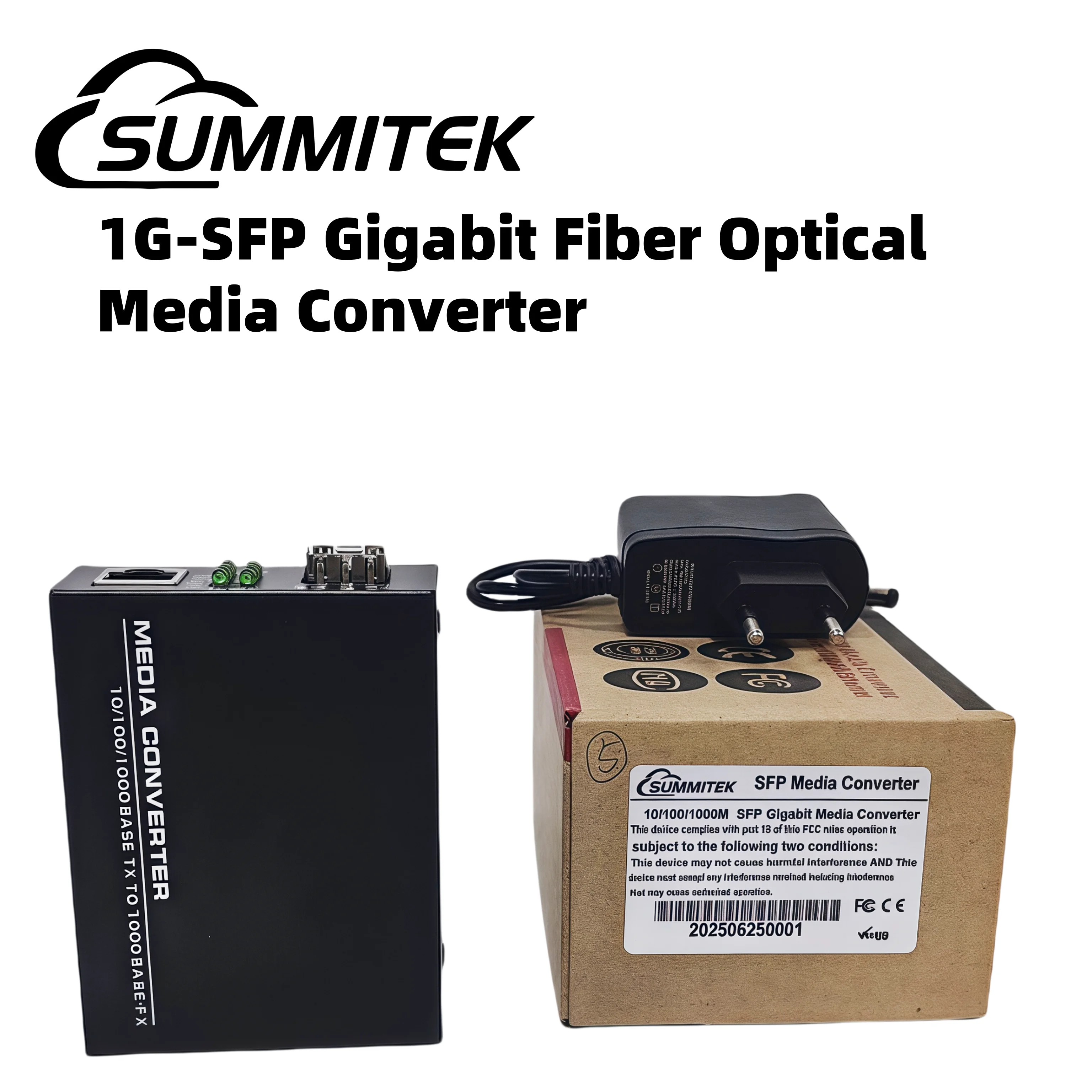 SUMMITEK 1Gb SFP Fiber to RJ45 Fiber Optic Media Converter 1000Mbps SFP Fiber Switch without SFP Module
SUMMITEK 1Gb SFP Fiber to RJ45 Fiber Optic Media Converter 1000Mbps SFP Fiber Switch without SFP Module