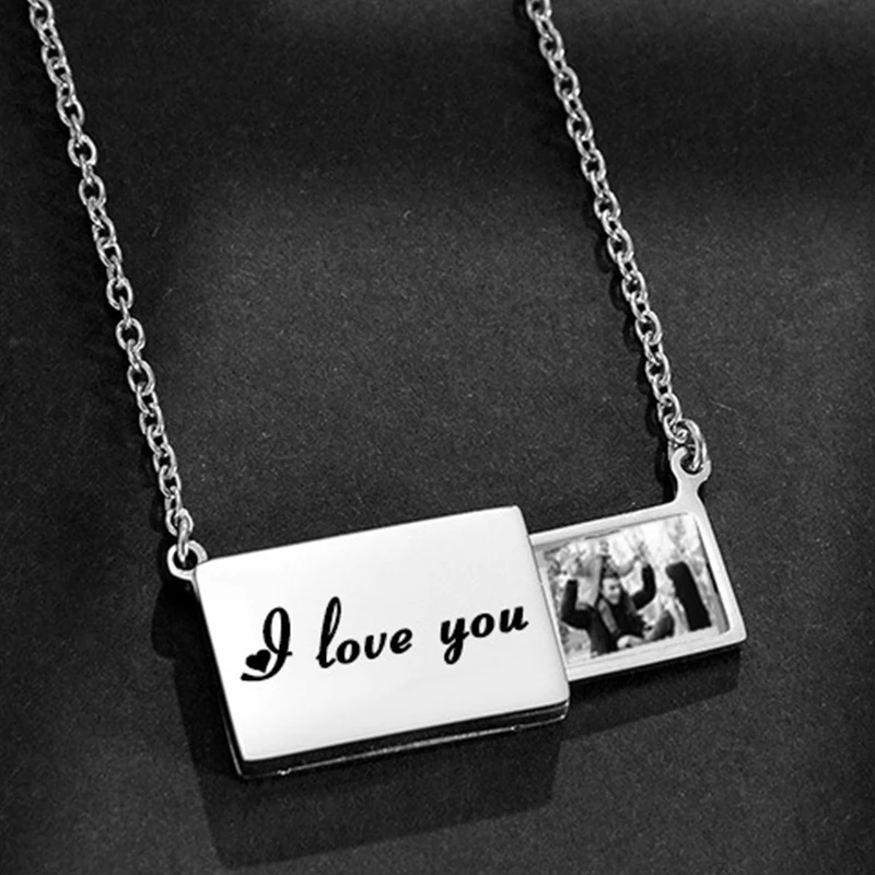 Custom Pull-Out Envelope Necklace Personalized Engraved Photo Locket Unique Pendant for Womens Girls Sliding Locket Necklace For
Custom Pull-Out Envelope Necklace Personalized Engraved Photo Locket Unique Pendant for Womens Girls Sliding Locket Necklace For