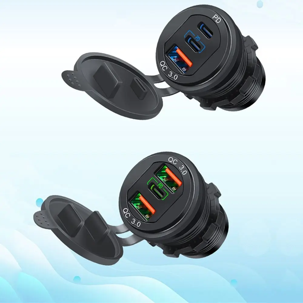 Двойные порта PD/QC QC3.0 Автомобильное зарядное устройство QC3.0 + PD Быстрая зарядка 12 В/24 В Автомобильный мотоадаптер Пылезащитный чехол Высокий ток
Двойные порта PD/QC QC3.0 Автомобильное зарядное устройство QC3.0 + PD Быстрая зарядка 12 В/24 В Автомобильный мотоадаптер Пылезащитный чехол Высокий ток