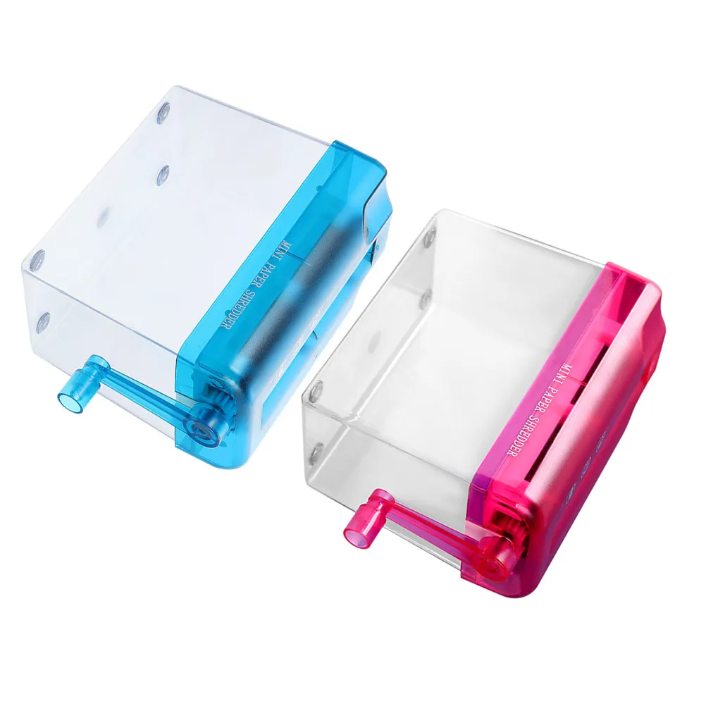 2Pcs Manual Shredder Portable Desktop Mini Handheld Paper Shredder for Home Office Document Protection Shredded Paper Machine
2Pcs Manual Shredder Portable Desktop Mini Handheld Paper Shredder for Home Office Document Protection Shredded Paper Machine