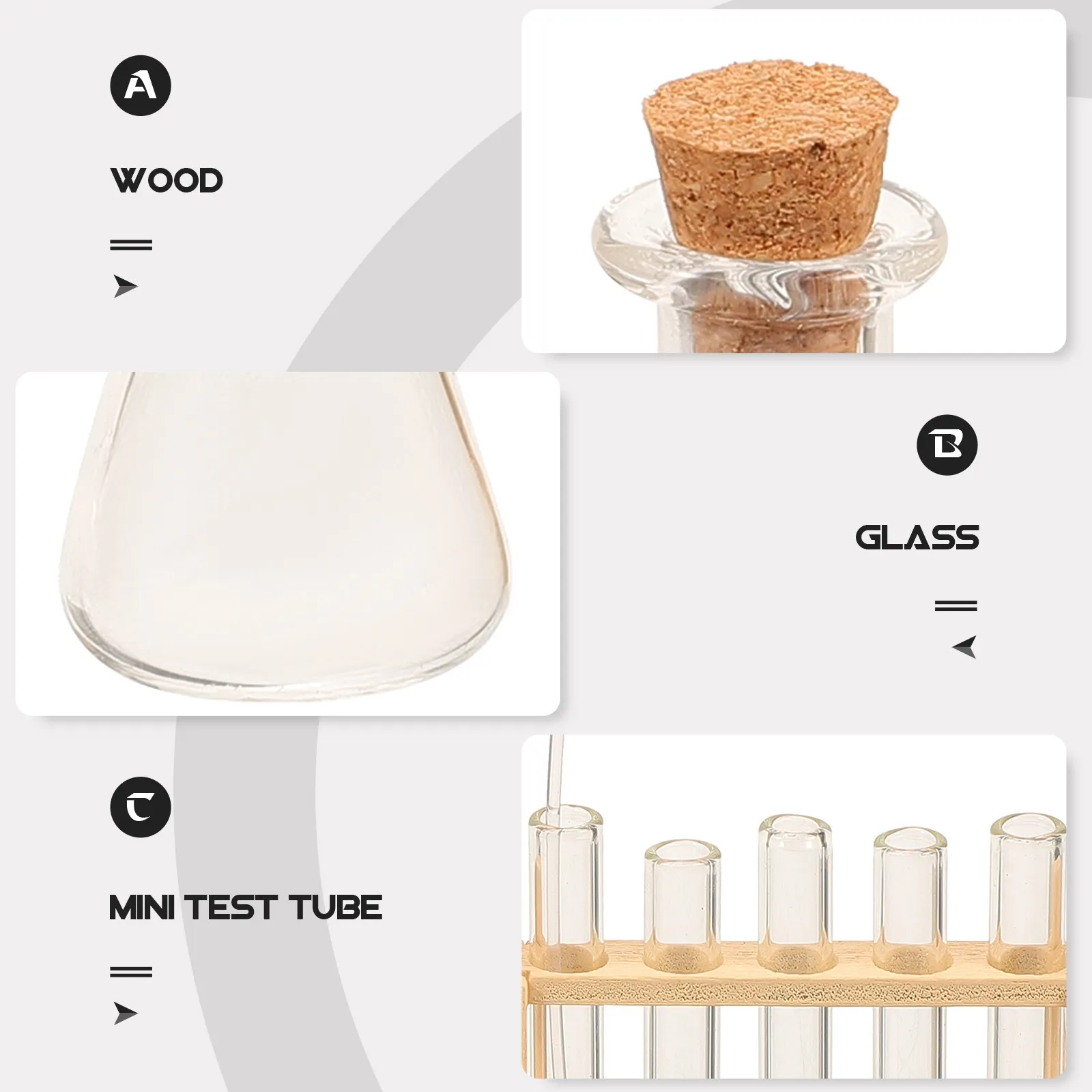 1Set Micro Tube Rack Set Realistic Simulation Test Tube Prop for Mini House Photography Studio Decoration Learning Tool Science
1Set Micro Tube Rack Set Realistic Simulation Test Tube Prop for Mini House Photography Studio Decoration Learning Tool Science