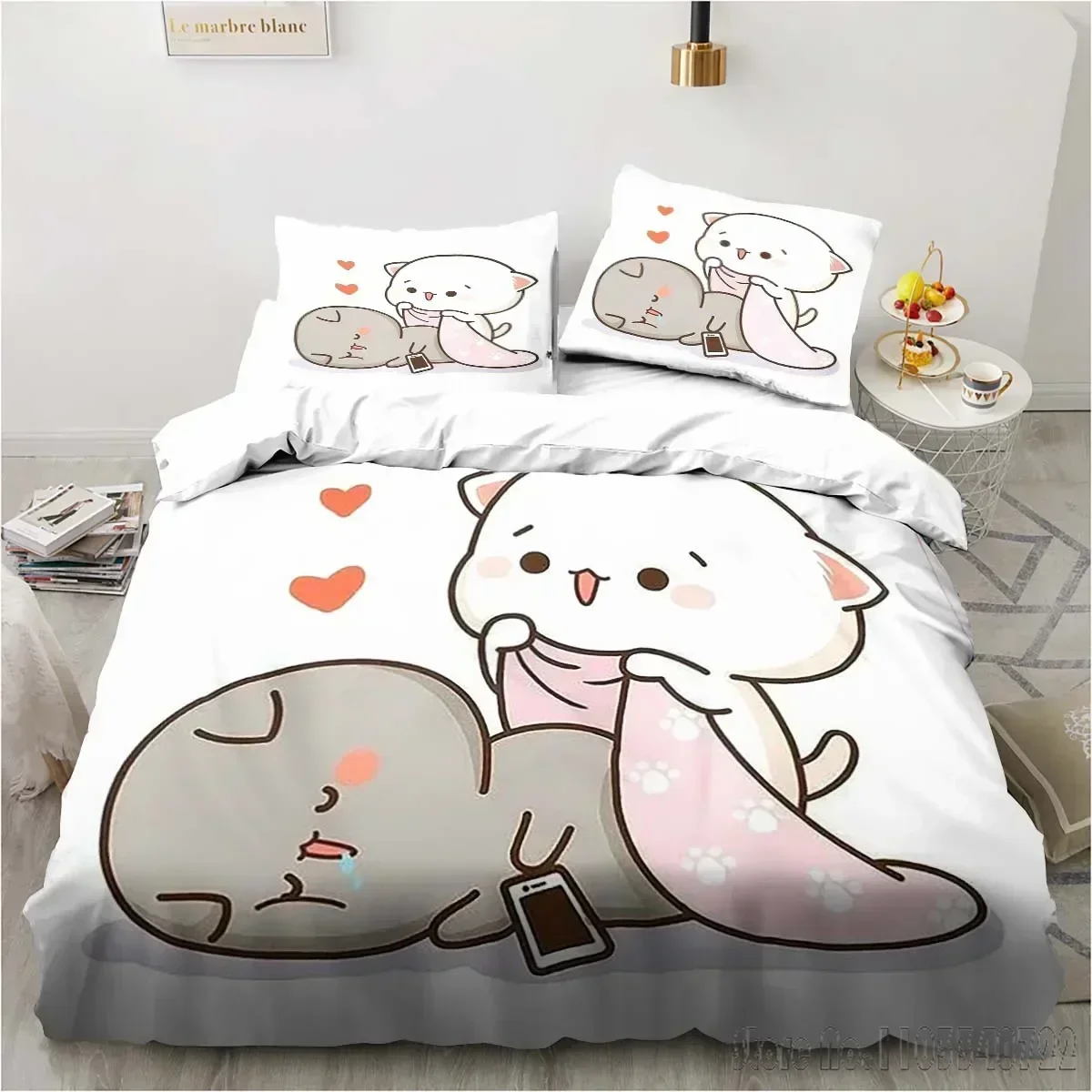 3d Printing Cartoon Bubu Dudu Bedding Set three-piece set Anime Adult Kid Bedroom Duvet cover Sets Home Textiles Birthday Gifts
3d Printing Cartoon Bubu Dudu Bedding Set three-piece set Anime Adult Kid Bedroom Duvet cover Sets Home Textiles Birthday Gifts