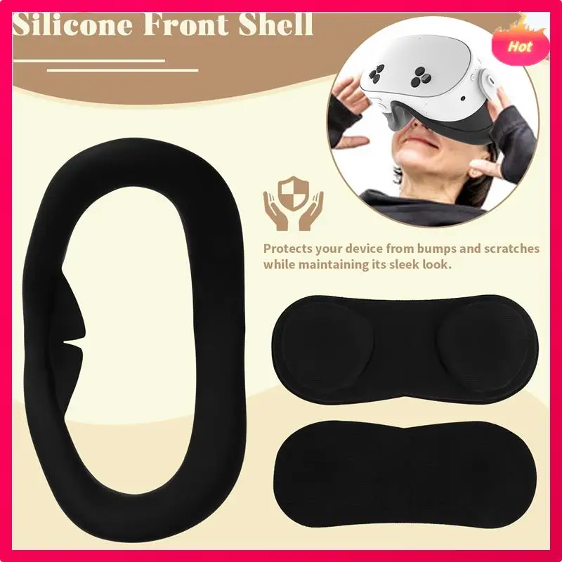 For Quest 3S Silicone Host Protective Cover With Controller Protector And Lens Cover For VR Accessories
For Quest 3S Silicone Host Protective Cover With Controller Protector And Lens Cover For VR Accessories