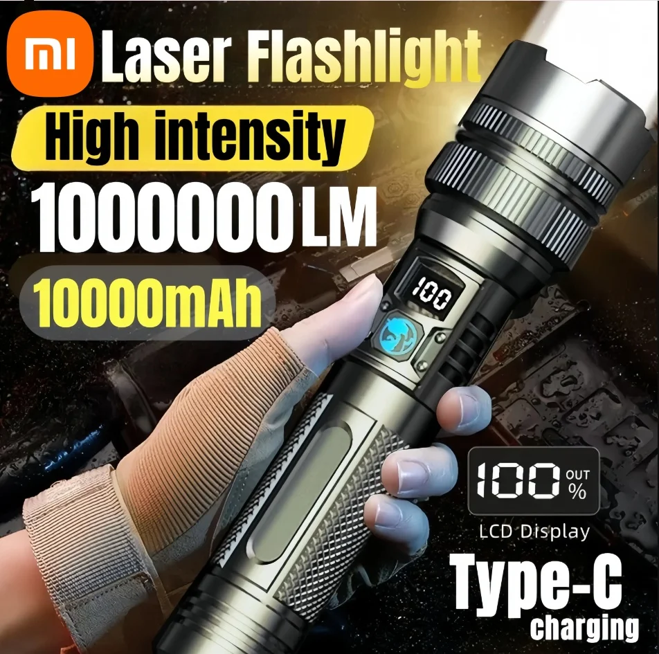 Xiaomi USB Rechargeable Flashlight Super Bright Portable LED Light for Outdoor Camping Hiking Night Running Emergency 2026
Xiaomi USB Rechargeable Flashlight Super Bright Portable LED Light for Outdoor Camping Hiking Night Running Emergency 2026