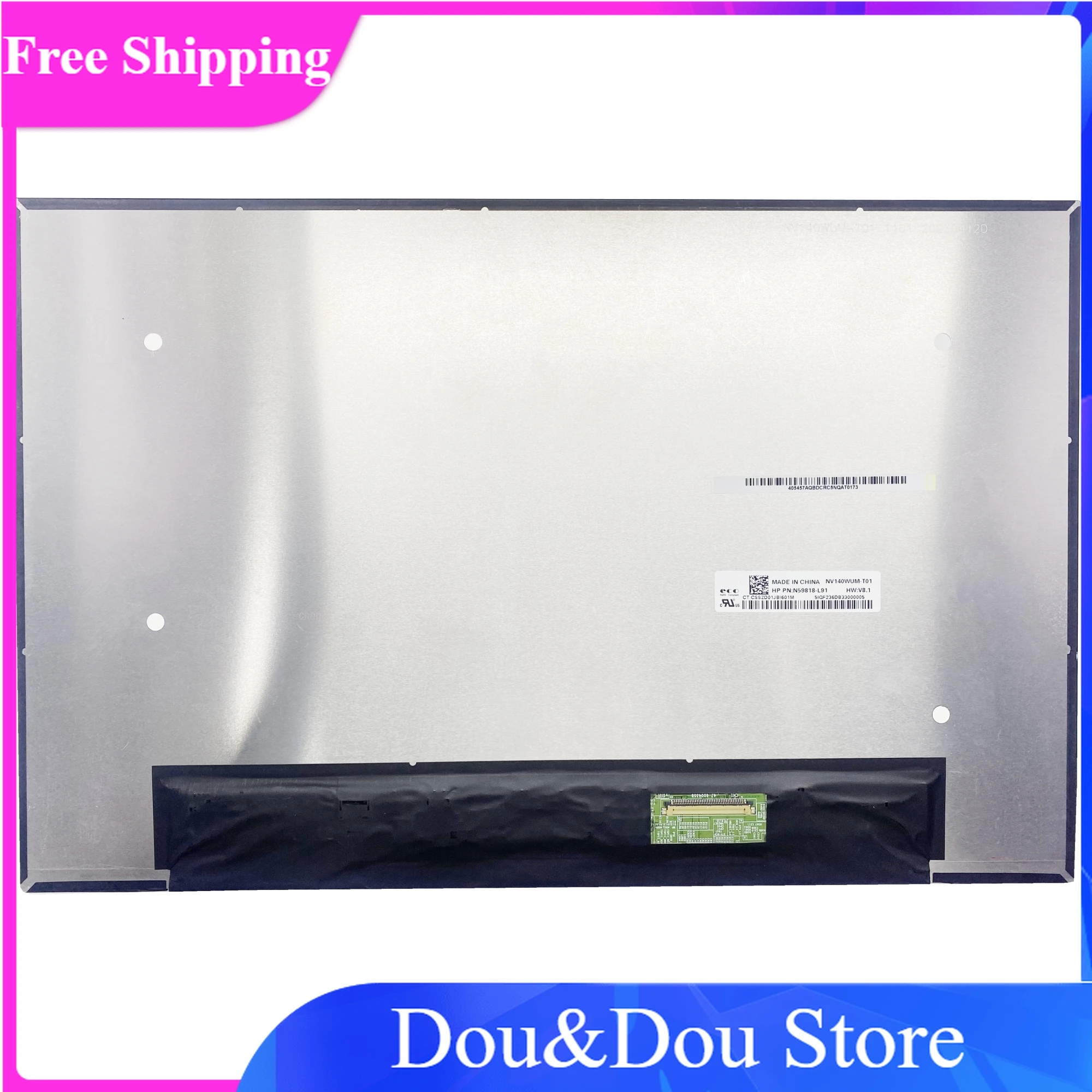 NV140WUM-T01 V8.0 IPS panel matrix EDP 14 inch 40Pin FHD 1920X1200 Display Touch LCD LED Screen
NV140WUM-T01 V8.0 IPS panel matrix EDP 14 inch 40Pin FHD 1920X1200 Display Touch LCD LED Screen