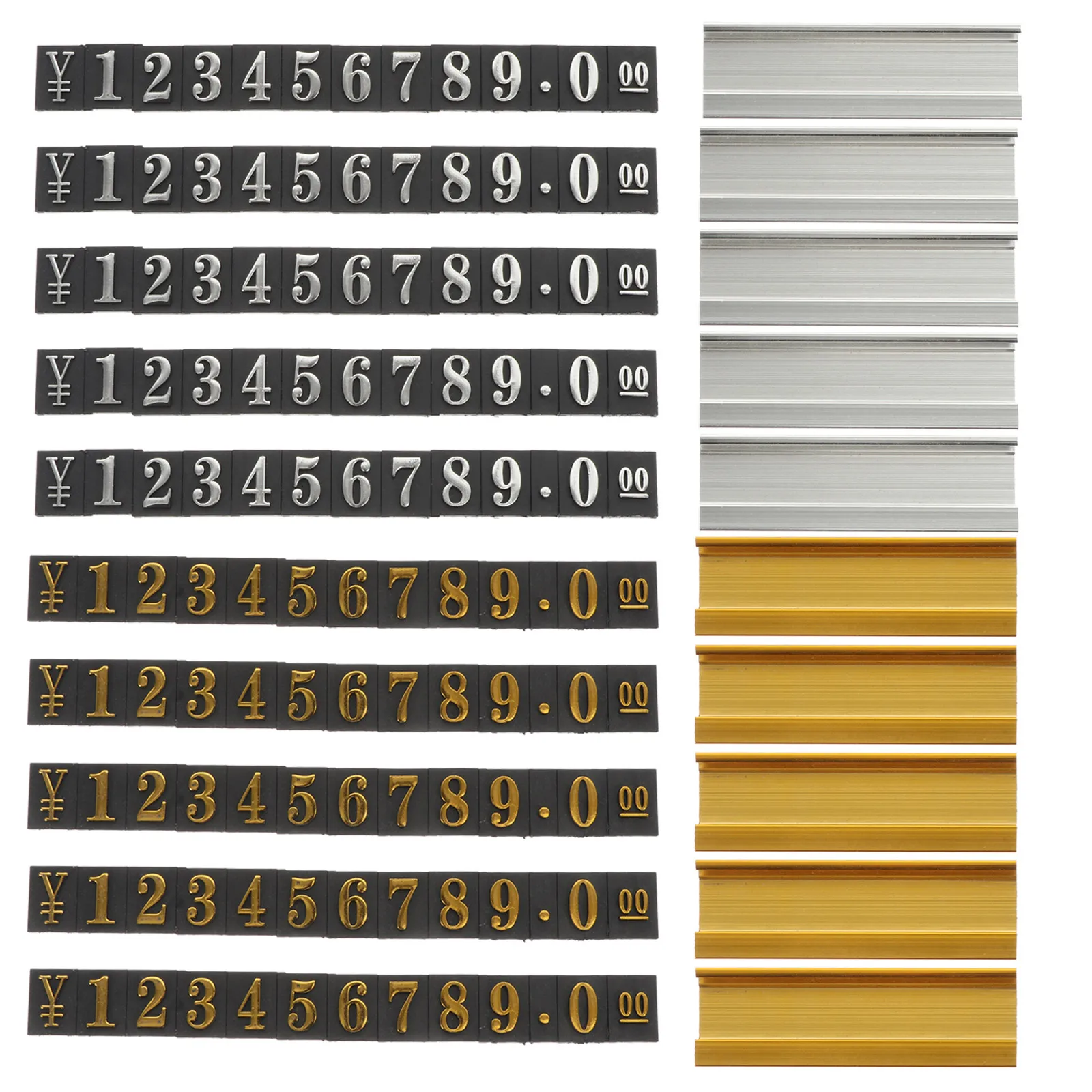 10 Pcs Aluminum Alloy Price Tag ABS Plastic Vegetables Tags Sticker Supermarket Labels Signs Number Display Practical
10 Pcs Aluminum Alloy Price Tag ABS Plastic Vegetables Tags Sticker Supermarket Labels Signs Number Display Practical