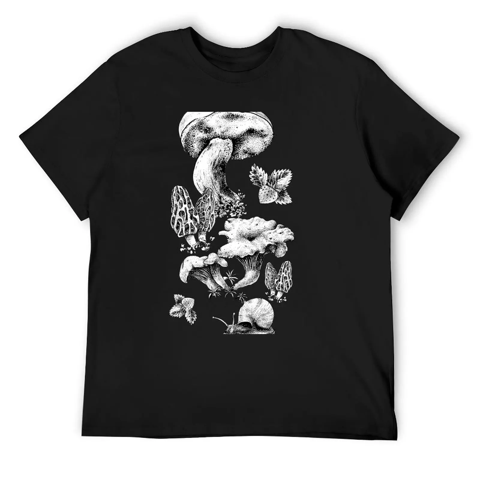 Mashrooms black and white T-Shirt luxury designer for a boy man t shirt mens designer clothes
Mashrooms black and white T-Shirt luxury designer for a boy man t shirt mens designer clothes