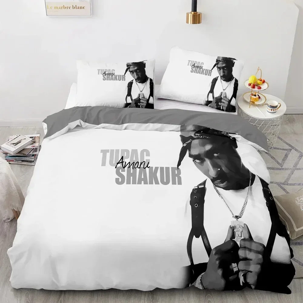 Rapper Tupac Amaru Shakur 3D NEW Duvet Cover Pillowcase Bedding Set Adult Girl Bedroom Decoration Children Single Double Large
Rapper Tupac Amaru Shakur 3D NEW Duvet Cover Pillowcase Bedding Set Adult Girl Bedroom Decoration Children Single Double Large