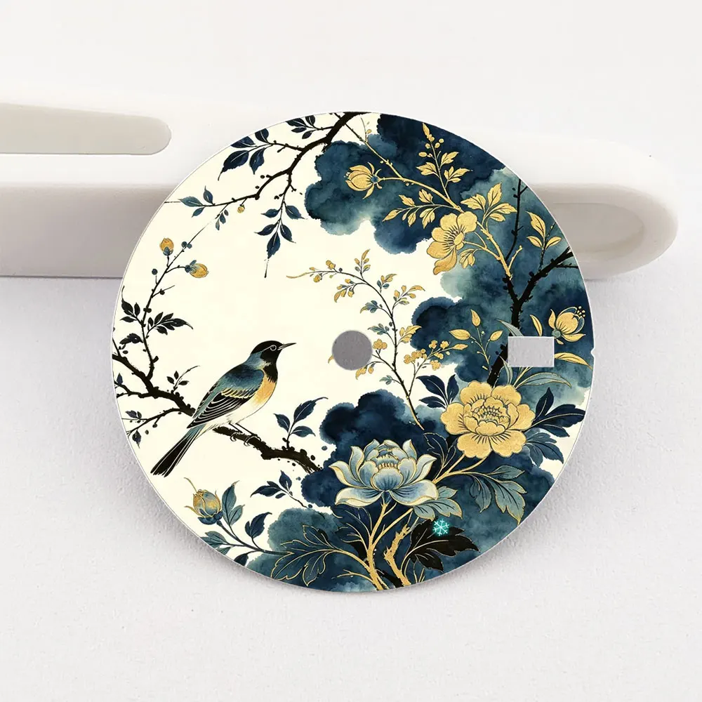 28.5mm Watch dial NH35 dial creative color-printed series dial is suitable for NH35/36 movement watch accessories
28.5mm Watch dial NH35 dial creative color-printed series dial is suitable for NH35/36 movement watch accessories