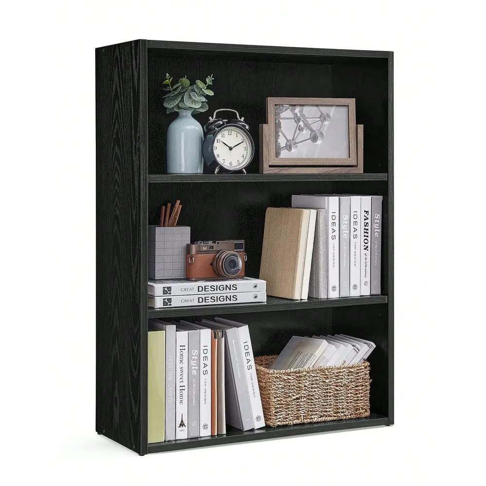 Bookshelf 3Tier Open Bookcase With Adjustable Storage Shelves Floor Standing Unit 9.4 D X 23.6 W X 31.8 H Rustic Brown
Bookshelf 3Tier Open Bookcase With Adjustable Storage Shelves Floor Standing Unit 9.4 D X 23.6 W X 31.8 H Rustic Brown