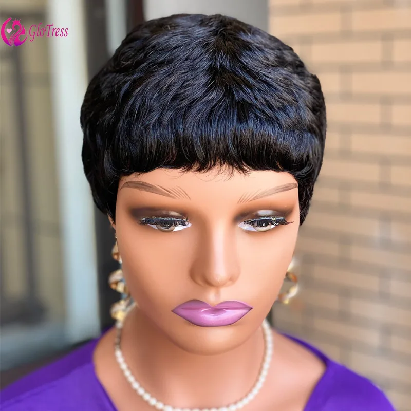 High Quality Short Pixie Cut Human Hair Wigs 200% Density 4 Inch Natural Color Offering Stylish and Voluminous Look
High Quality Short Pixie Cut Human Hair Wigs 200% Density 4 Inch Natural Color Offering Stylish and Voluminous Look