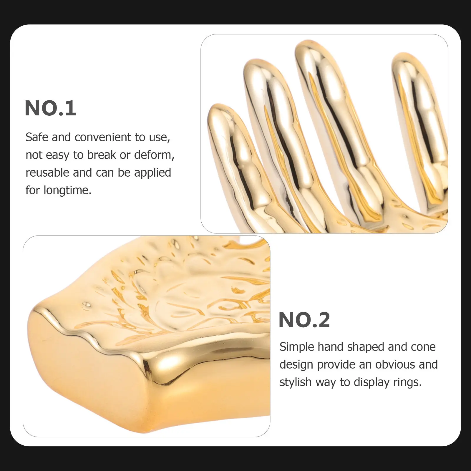 Hand Molding Ceramic Jewelry Display Tray Ring Holder Bracelet Stand Watch Organizer for Gift Home Office Tabletop Stylish Palm
Hand Molding Ceramic Jewelry Display Tray Ring Holder Bracelet Stand Watch Organizer for Gift Home Office Tabletop Stylish Palm