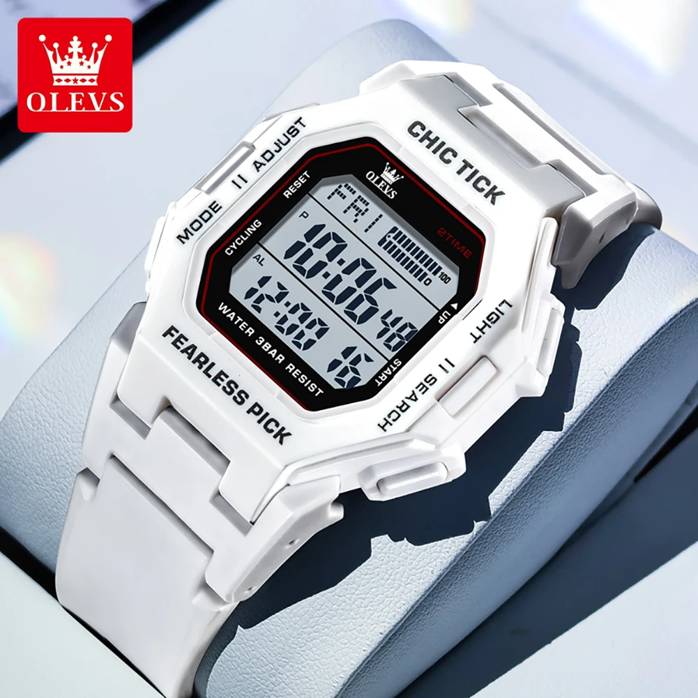 OLEVS Brand 2026 New Men Electronic Watch Fashion Alarm Clock Calendar Chronograph Luminous Digital Watches for Man reloj hombre
OLEVS Brand 2026 New Men Electronic Watch Fashion Alarm Clock Calendar Chronograph Luminous Digital Watches for Man reloj hombre