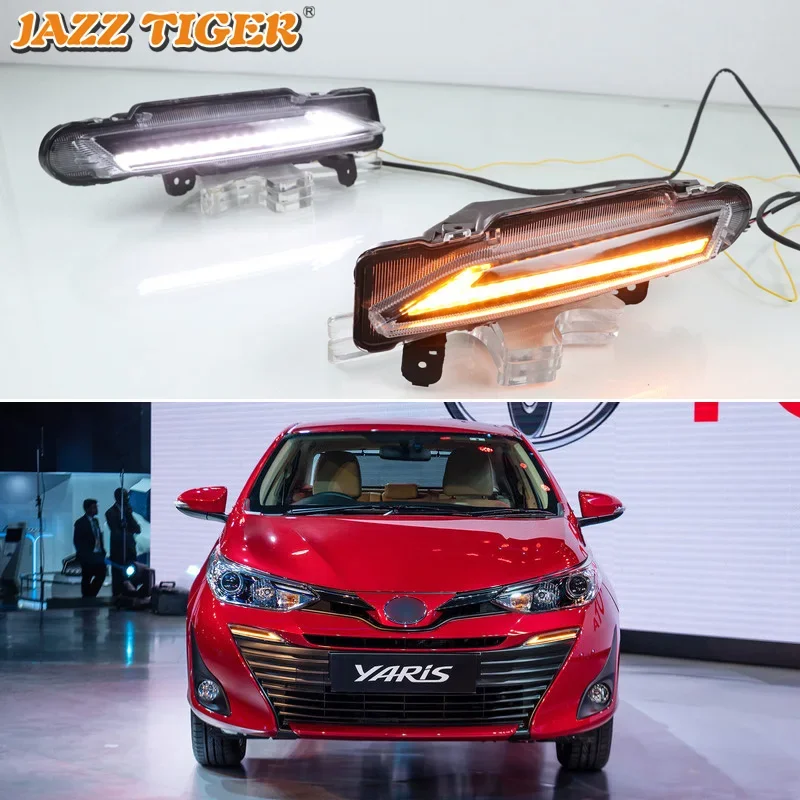12V LED Daytime running lights For Toyota Yaris 2017 2018 2019 auto Drl with turn signals for cars Fog Lights headlights Foglamp
12V LED Daytime running lights For Toyota Yaris 2017 2018 2019 auto Drl with turn signals for cars Fog Lights headlights Foglamp