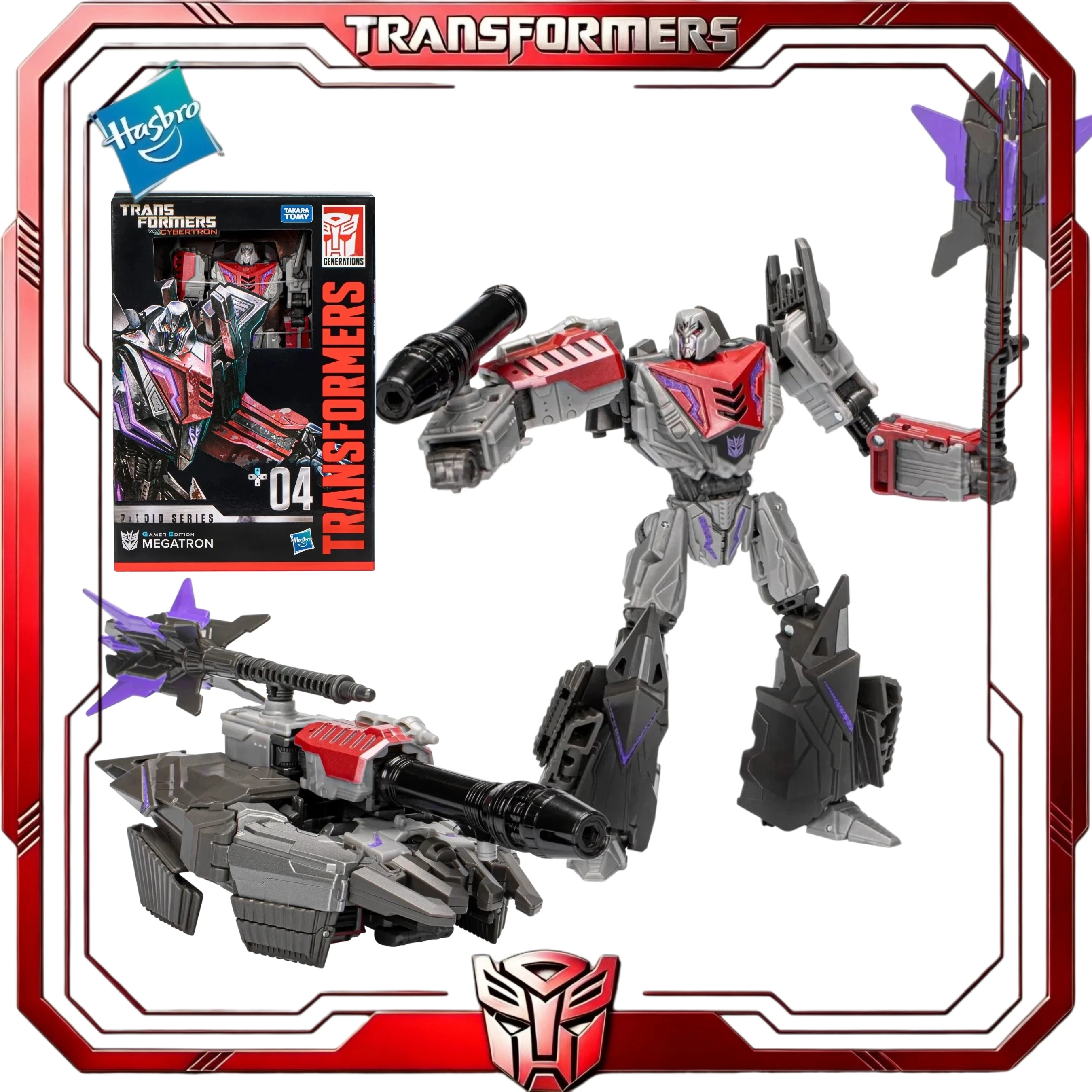In Stock Transformers Studio Series Voyager 04 Gamer Edition Megatron WFC Game Collectible Figure Gift
In Stock Transformers Studio Series Voyager 04 Gamer Edition Megatron WFC Game Collectible Figure Gift