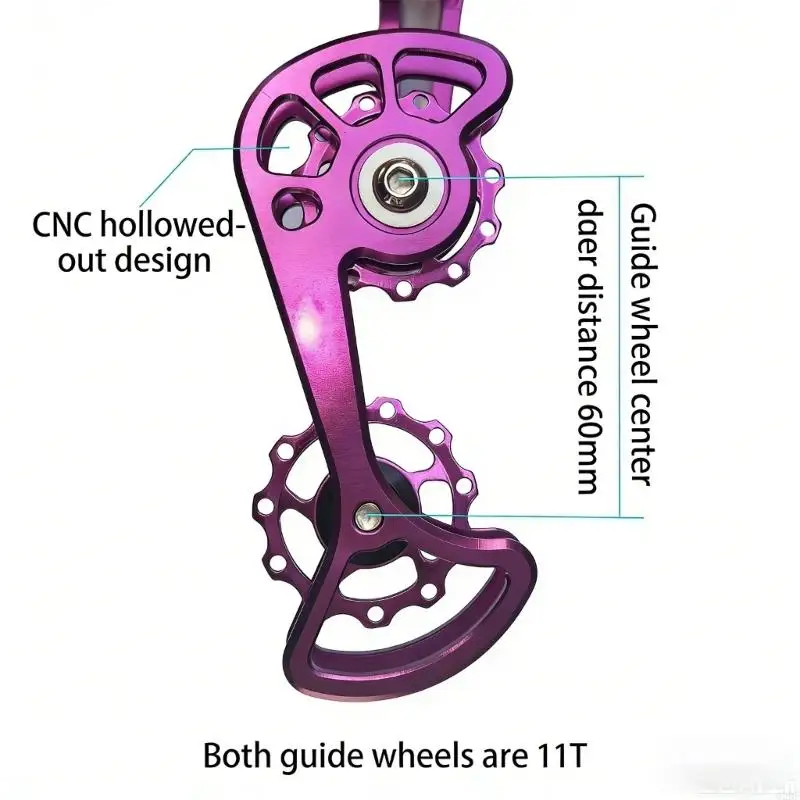 Bicycles Derailleur Chain Guide Single Speed Chain Tensioner Easy Installation
Bicycles Derailleur Chain Guide Single Speed Chain Tensioner Easy Installation