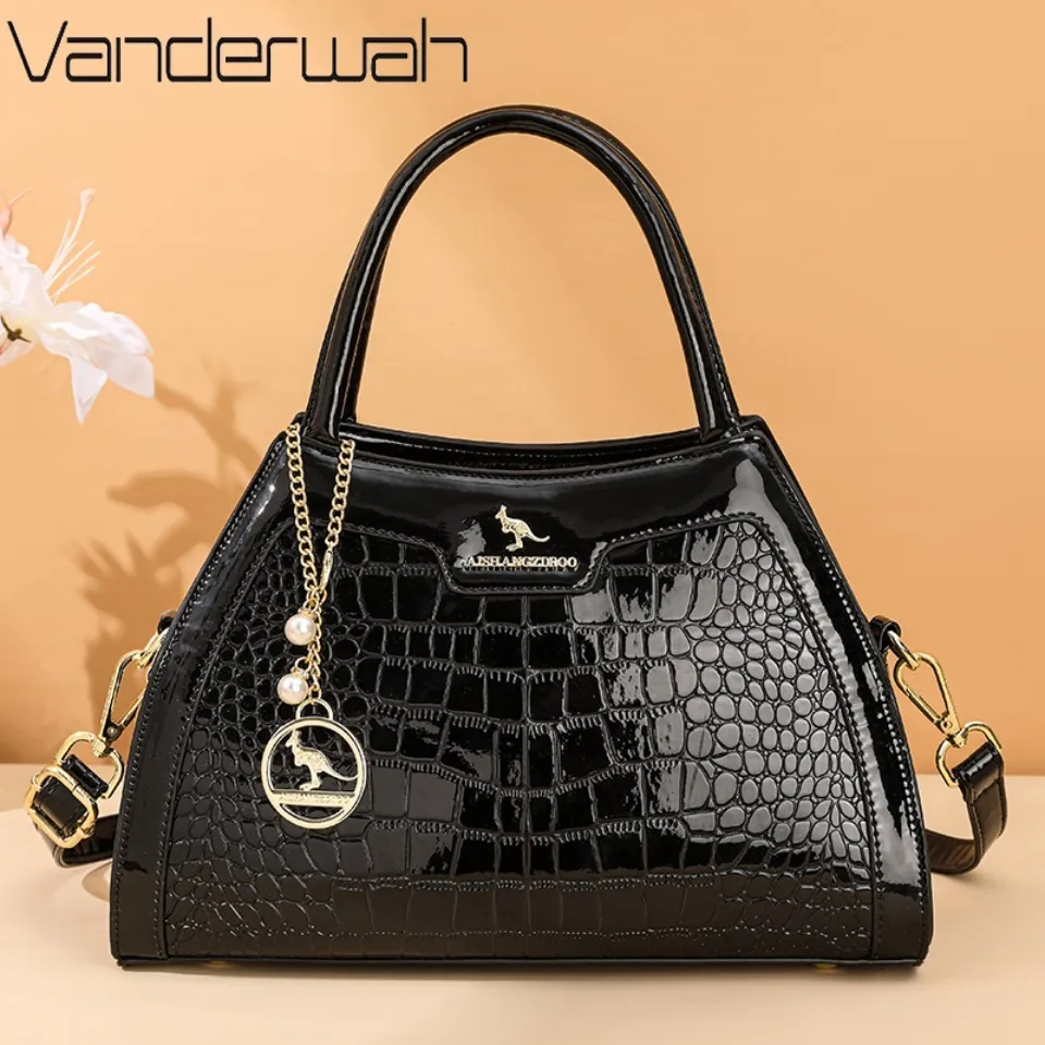 Luxury Patent Leather Handbags for Women Designer Crocodile Pattern Ladies Casual Shoulder Crossbody Bags Top Quality Tote Sac
Luxury Patent Leather Handbags for Women Designer Crocodile Pattern Ladies Casual Shoulder Crossbody Bags Top Quality Tote Sac