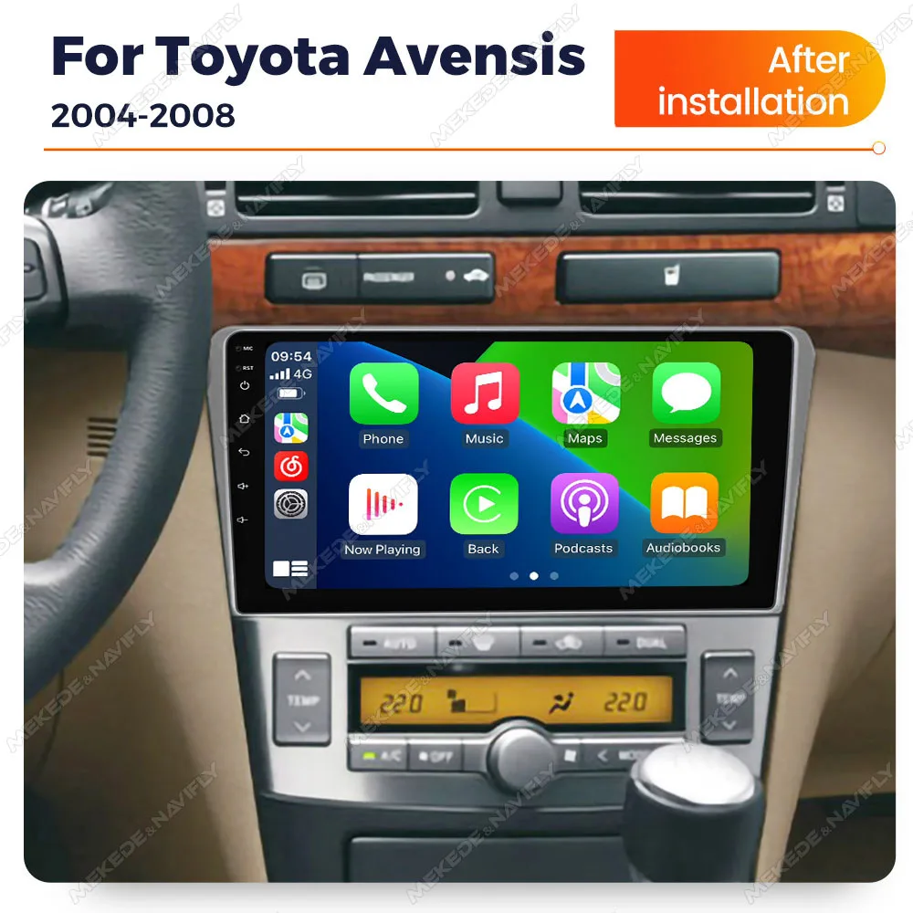 Android 14 Intelligent audio system For Toyota Avensis T25 2002 - 2008 Wireless Carplay Car radio GPS Central Multimedia Player
Android 14 Intelligent audio system For Toyota Avensis T25 2002 - 2008 Wireless Carplay Car radio GPS Central Multimedia Player
