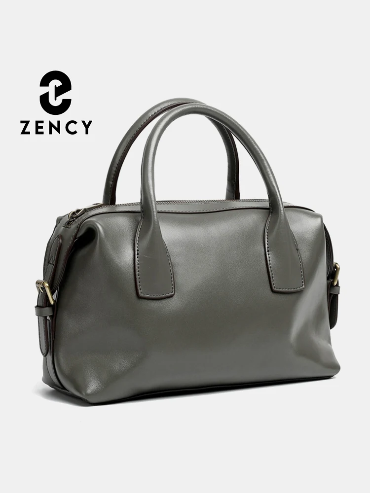Zency Vintage Genuine Leather Top-handle Bag For Women Boston Bag Winter Shoulder Handbag Crossbody Large Capacity Bolsas 2025
Zency Vintage Genuine Leather Top-handle Bag For Women Boston Bag Winter Shoulder Handbag Crossbody Large Capacity Bolsas 2025