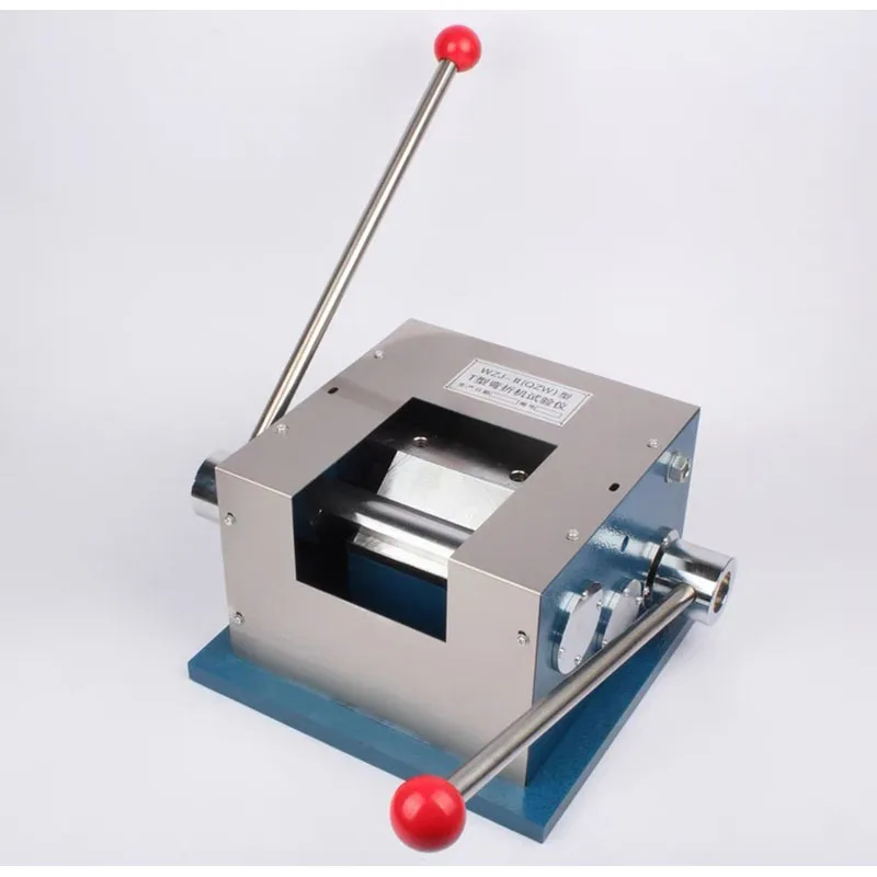 Manual T bending machine WZJ-II T bend tester machine equipment test the coated T bending tester of steel belt Factory sale
Manual T bending machine WZJ-II T bend tester machine equipment test the coated T bending tester of steel belt Factory sale
