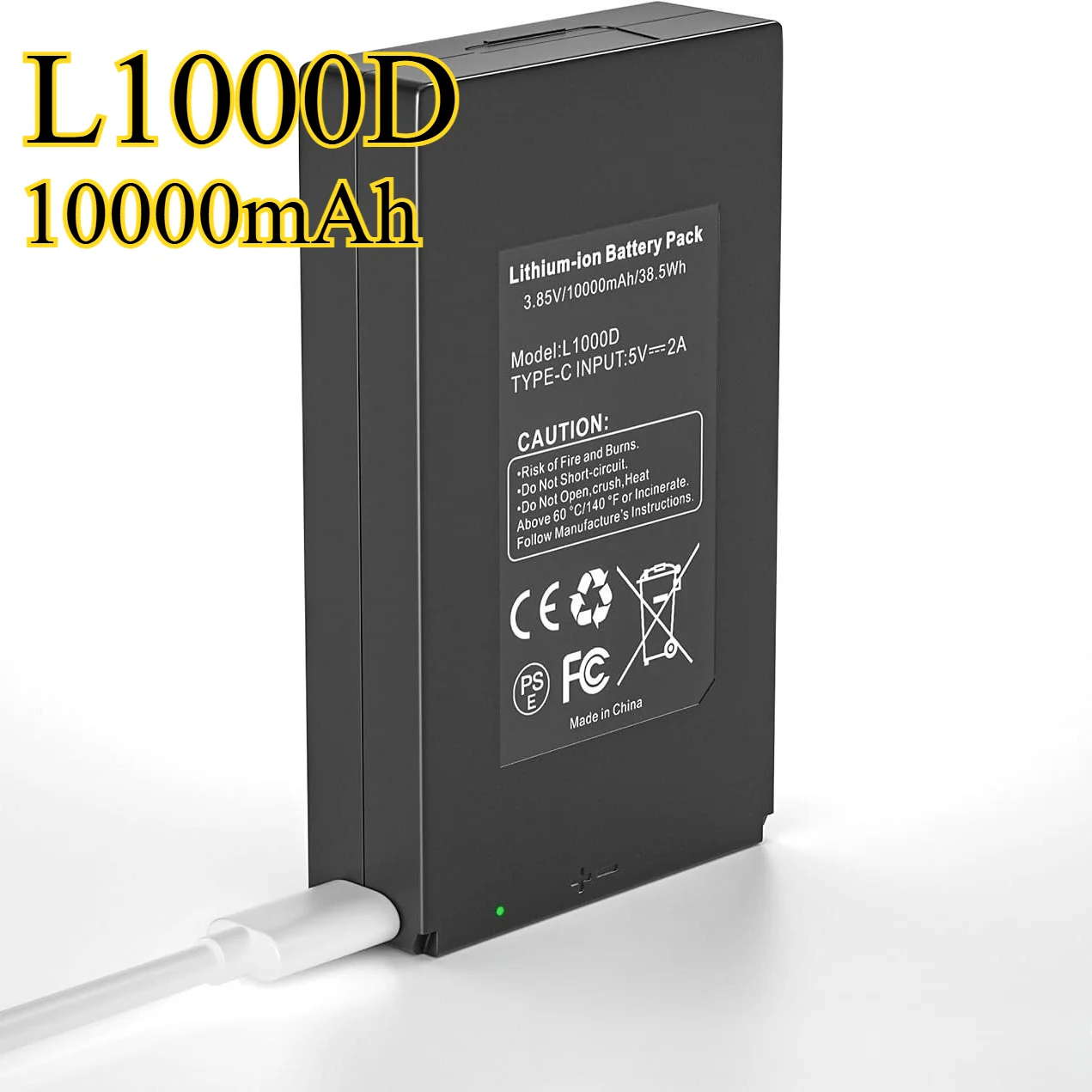 10000mAh L1000D Lithium Battery E6P/E8P/E6PCF/E8PWF/X60PB Outdoor Photography Backup Battery Durable Lithium-ion
10000mAh L1000D Lithium Battery E6P/E8P/E6PCF/E8PWF/X60PB Outdoor Photography Backup Battery Durable Lithium-ion
