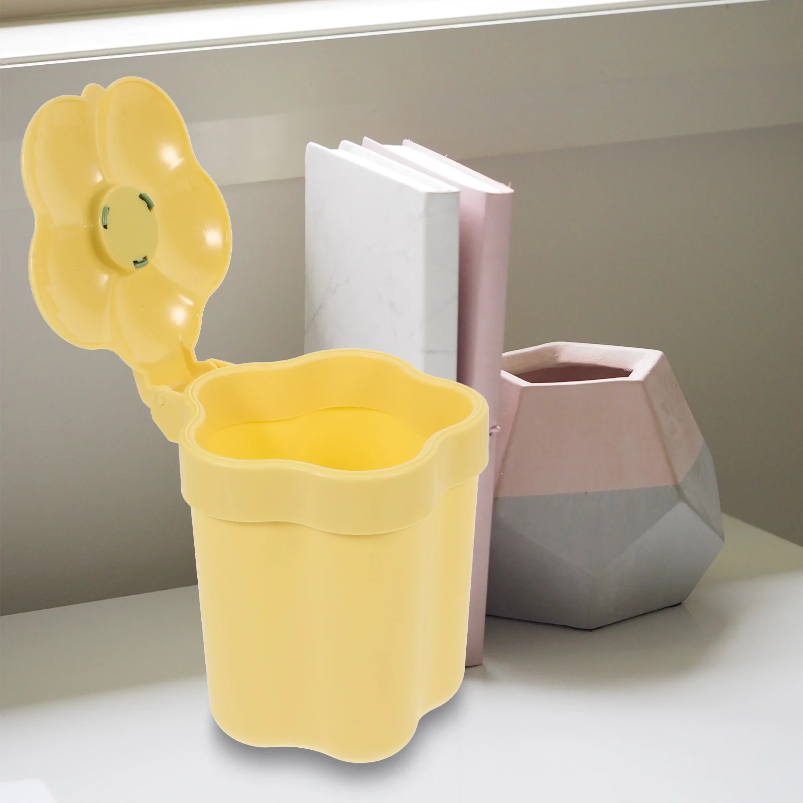 Premium Desktop Trash Can Small Plastic Rubbish Bin with Lid Decorative Wastebasket for Office Bedroom Home Odorless Large
Premium Desktop Trash Can Small Plastic Rubbish Bin with Lid Decorative Wastebasket for Office Bedroom Home Odorless Large