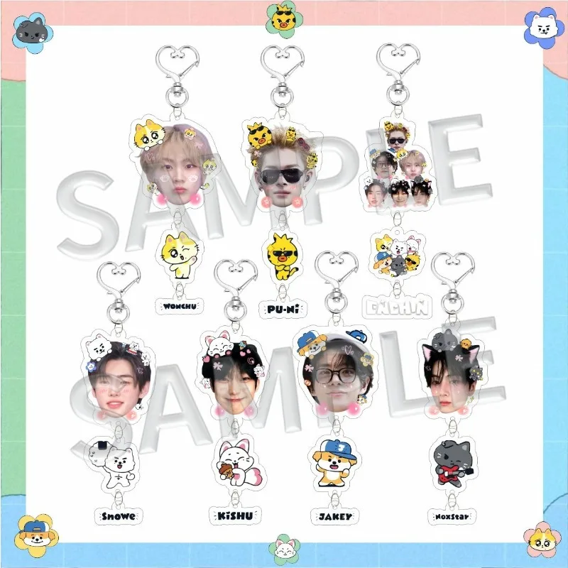 ENHYPENS Cute Cartoon Fan Merch Acrylic Keychain Double-Side HD Print Lightweight Bag Custom Character Support Key Fans Gift
ENHYPENS Cute Cartoon Fan Merch Acrylic Keychain Double-Side HD Print Lightweight Bag Custom Character Support Key Fans Gift