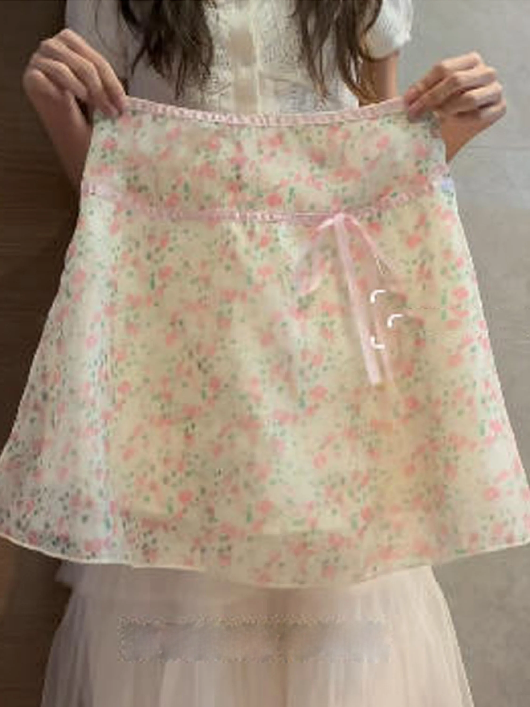 Pink Floral Tie Short Skirt Women's Summer Slim Fit Thin A-Line Anti-Light Half Skirt High Waist Polyester Fiber Commute
Pink Floral Tie Short Skirt Women's Summer Slim Fit Thin A-Line Anti-Light Half Skirt High Waist Polyester Fiber Commute
