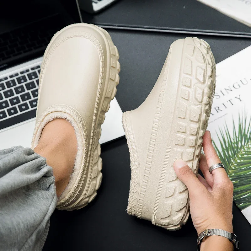 ELUVA/мужские зимние тапочки, теплые противоскользящие легкие домашние и уличные тапочки из ЭВА, удобные нечеткие плюшевые тапочки для мужчин
ELUVA/мужские зимние тапочки, теплые противоскользящие легкие домашние и уличные тапочки из ЭВА, удобные нечеткие плюшевые тапочки для мужчин