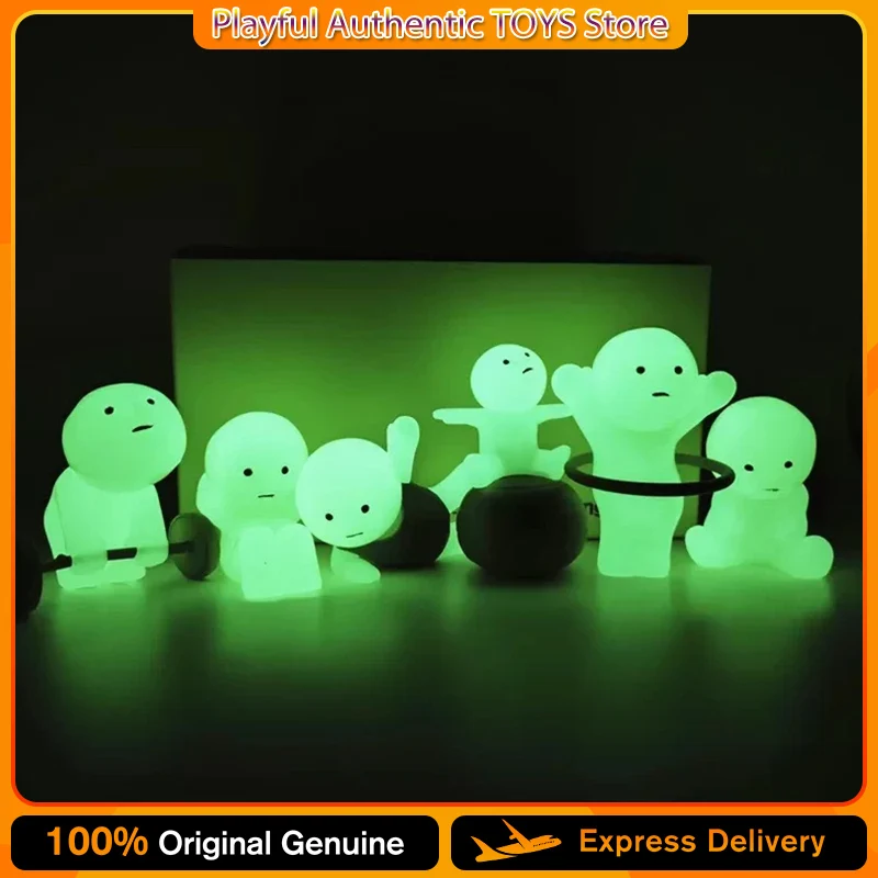 Sonny Angel Smiski Exercising Series Glow in The Dark Mini Figure Mystery Blind Box, Cute Green Doll Desktop Ornament, Gift Toys
Sonny Angel Smiski Exercising Series Glow in The Dark Mini Figure Mystery Blind Box, Cute Green Doll Desktop Ornament, Gift Toys