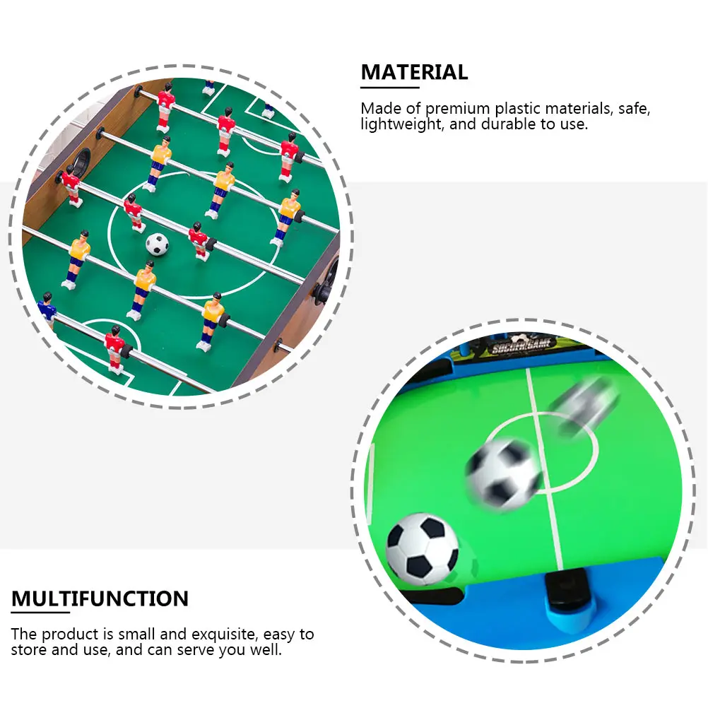 18 Pcs Mini Footballs Table Soccer Accessory Plastic Child Replacements Desk Footballs Durable Vivid Design Lightweight Safe
18 Pcs Mini Footballs Table Soccer Accessory Plastic Child Replacements Desk Footballs Durable Vivid Design Lightweight Safe