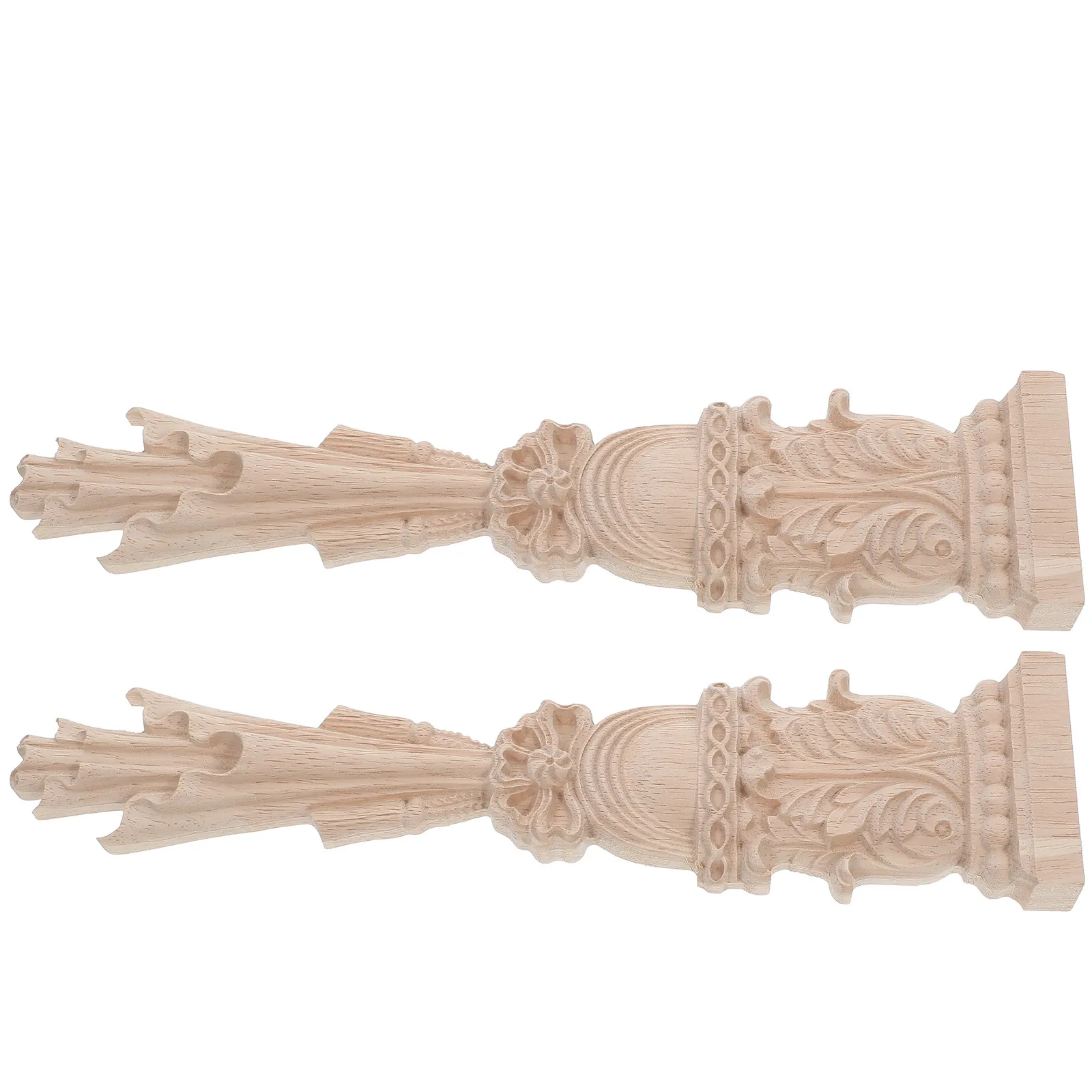 2Pcs Wood Carved Appliques Unpainted Wood Mouldings for Furniture Wardrobe Door Frame Window Trim Decorative Onlays
2Pcs Wood Carved Appliques Unpainted Wood Mouldings for Furniture Wardrobe Door Frame Window Trim Decorative Onlays