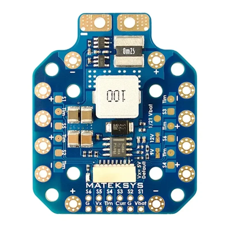 MATEK Mateksys PDB-HEX 12S 6 ~ 60V 2 ~ 12S LiPo Senor 264A 3,3 V ADC для радиоуправляемого дрона FPV
MATEK Mateksys PDB-HEX 12S 6 ~ 60V 2 ~ 12S LiPo Senor 264A 3,3 V ADC для радиоуправляемого дрона FPV