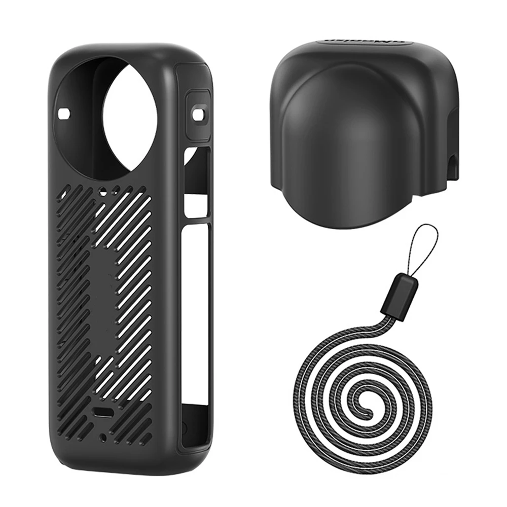 Silicone Protective Case For Insta360 X4 Anti-drop Lens Cap Dustproof Protector Cover Camera Accessories
Silicone Protective Case For Insta360 X4 Anti-drop Lens Cap Dustproof Protector Cover Camera Accessories