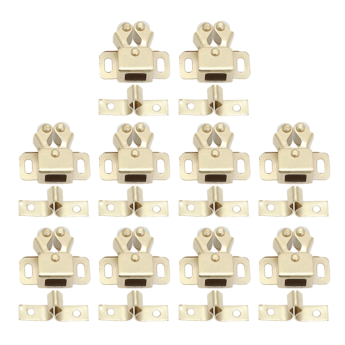 10PCS Cabinet Door Latch Non Magnetic Wardrobe Buckle Spring Loaded Steel Door Buckle Furniture Hardware
10PCS Cabinet Door Latch Non Magnetic Wardrobe Buckle Spring Loaded Steel Door Buckle Furniture Hardware