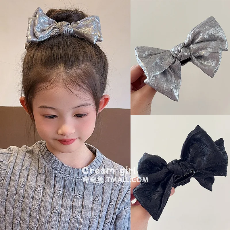 Children's Hairpin Silver Ball Head Artifact Grab Clip Girls Bow Kids Headwear Baby Girl Hair Accessories
Children's Hairpin Silver Ball Head Artifact Grab Clip Girls Bow Kids Headwear Baby Girl Hair Accessories