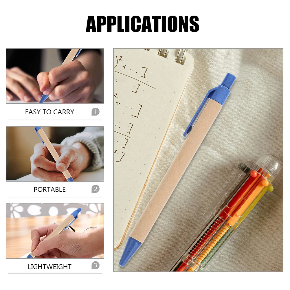 8 Pcs Multiple Telescopic Ballpoint Pen Writing Accessory Multifunction Office School
8 Pcs Multiple Telescopic Ballpoint Pen Writing Accessory Multifunction Office School
