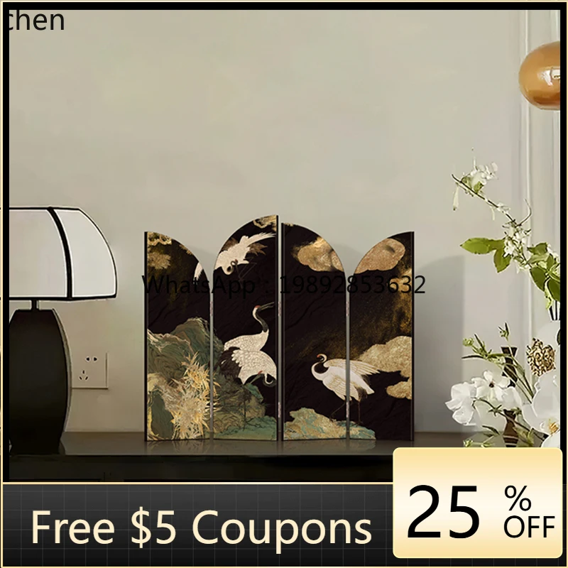 ZZ Desktop Screen Decoration Ornament Decorative Painting Side Cabinet Decoration Small Folding Gift
ZZ Desktop Screen Decoration Ornament Decorative Painting Side Cabinet Decoration Small Folding Gift