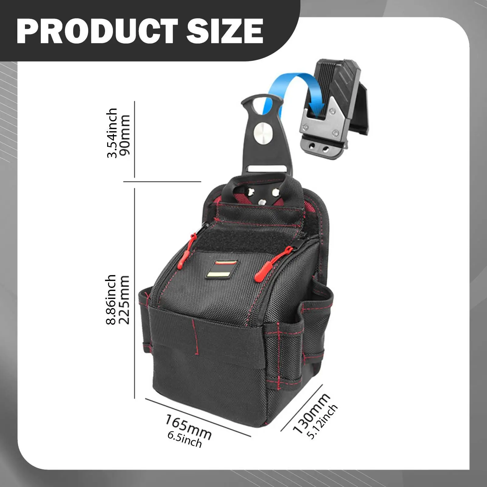 Durable Oxford Electrician Tool Pouch Quick Release Holder Organizer for Builder Garage and Repair
Durable Oxford Electrician Tool Pouch Quick Release Holder Organizer for Builder Garage and Repair