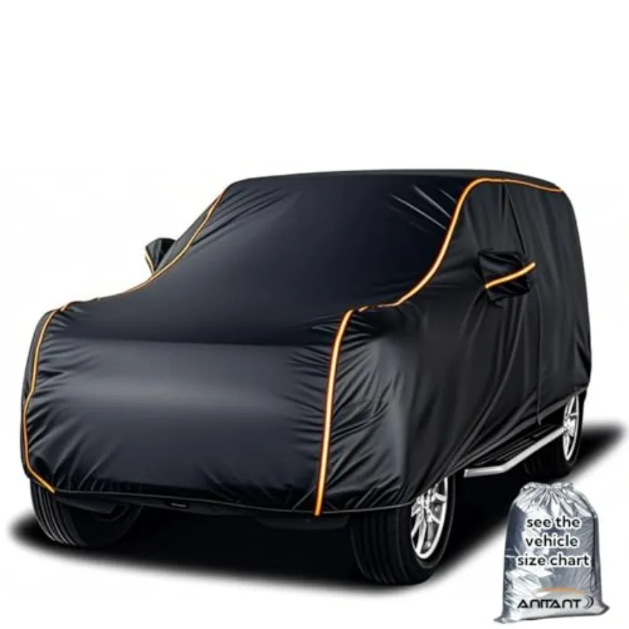 All Weather SUV Car Cover for 191-200 Vehicles, Super Lightweight Waterproof Polyester with UV Snow Protection, Easy Carry Desi
All Weather SUV Car Cover for 191-200 Vehicles, Super Lightweight Waterproof Polyester with UV Snow Protection, Easy Carry Desi