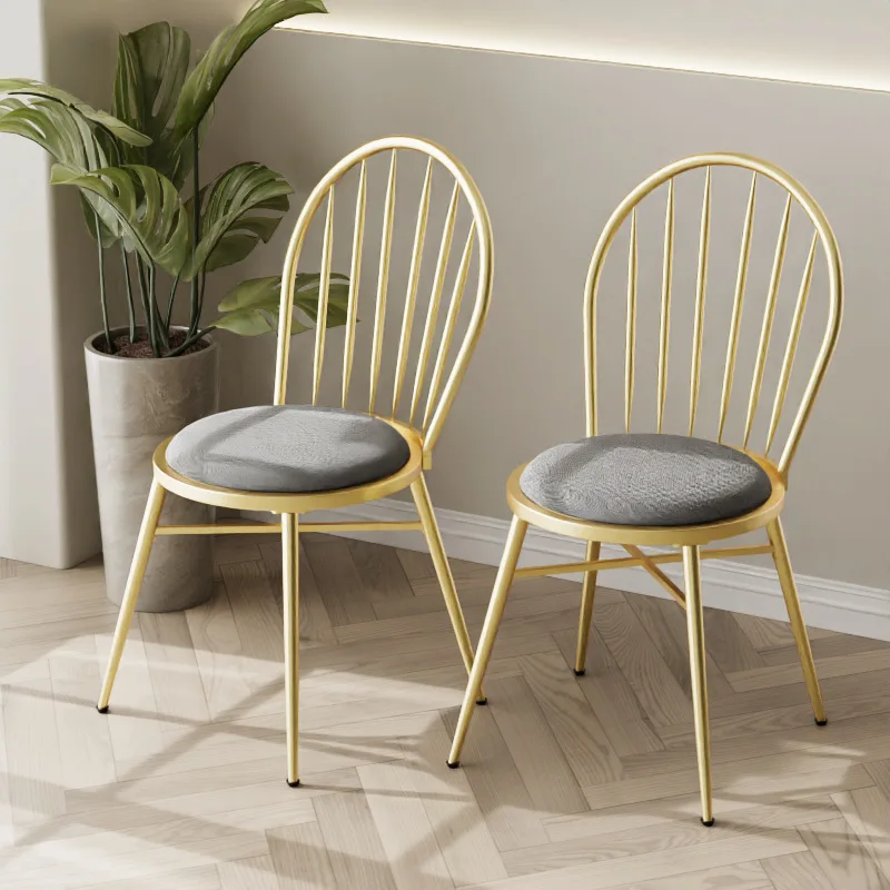 #Cafe Milk Tea Shop Light Luxury Casual Armless Commercial Modern Wrought Iron Backrest Chair for Bedroom Dressing Table
#Cafe Milk Tea Shop Light Luxury Casual Armless Commercial Modern Wrought Iron Backrest Chair for Bedroom Dressing Table