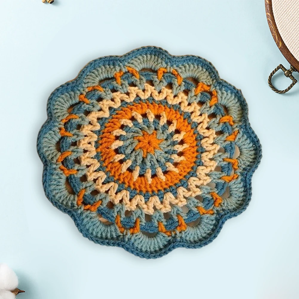 Crochet Colorful Mandala Coaster DIY Material Package Handmade Mandala Drink Coasters Mandala Ceramic Cup Coaster for Beginners
Crochet Colorful Mandala Coaster DIY Material Package Handmade Mandala Drink Coasters Mandala Ceramic Cup Coaster for Beginners