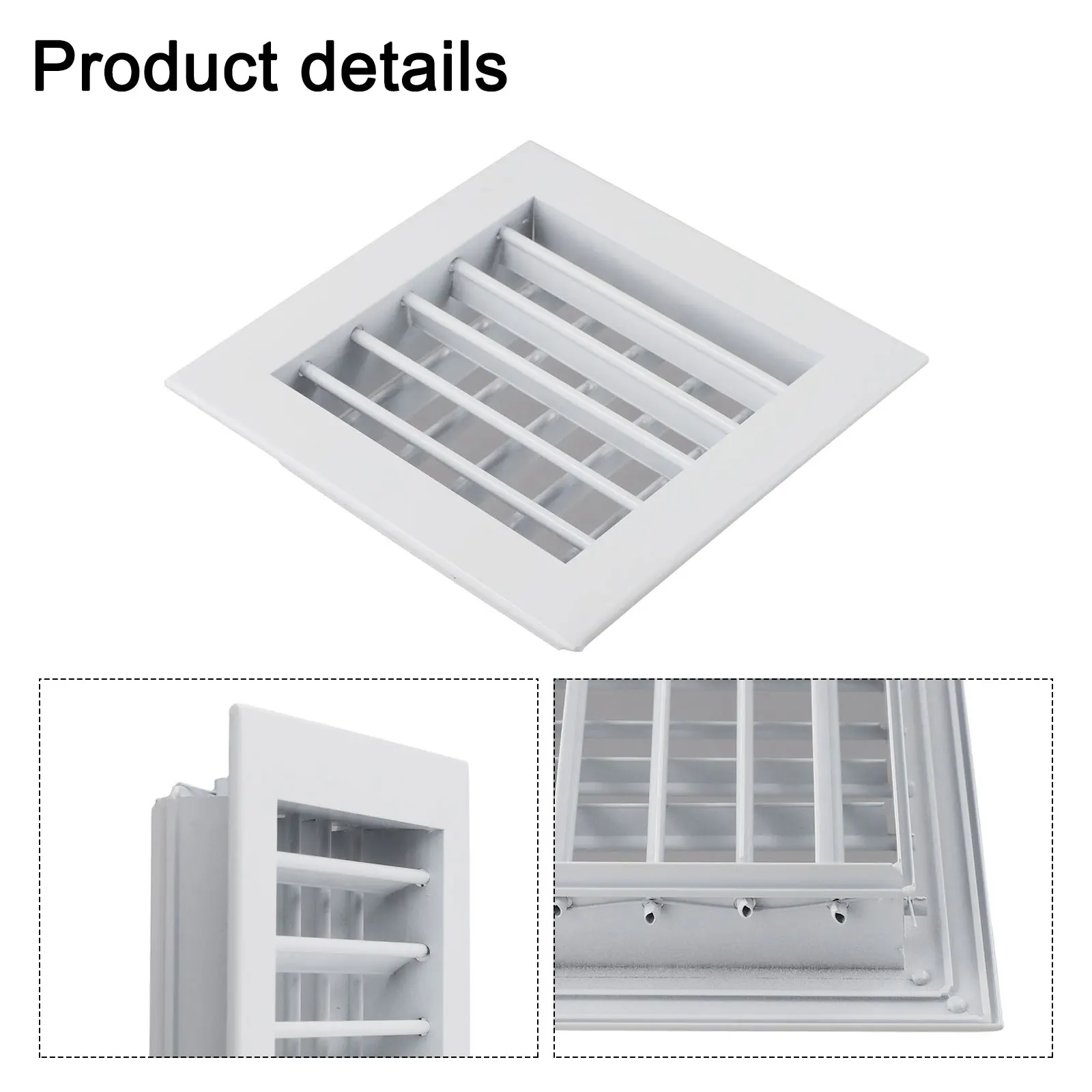 For Central Air Conditioning Aluminum Alloy Outlet Indoor Climate Air Vent Air Distribution Customizable Options
For Central Air Conditioning Aluminum Alloy Outlet Indoor Climate Air Vent Air Distribution Customizable Options