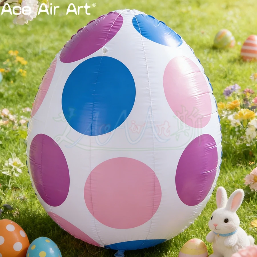 Гигантское стоячее всплывающее яйцо с точками. Красивые надувные пасхальные яйца для украшения мероприятий.
Гигантское стоячее всплывающее яйцо с точками. Красивые надувные пасхальные яйца для украшения мероприятий.