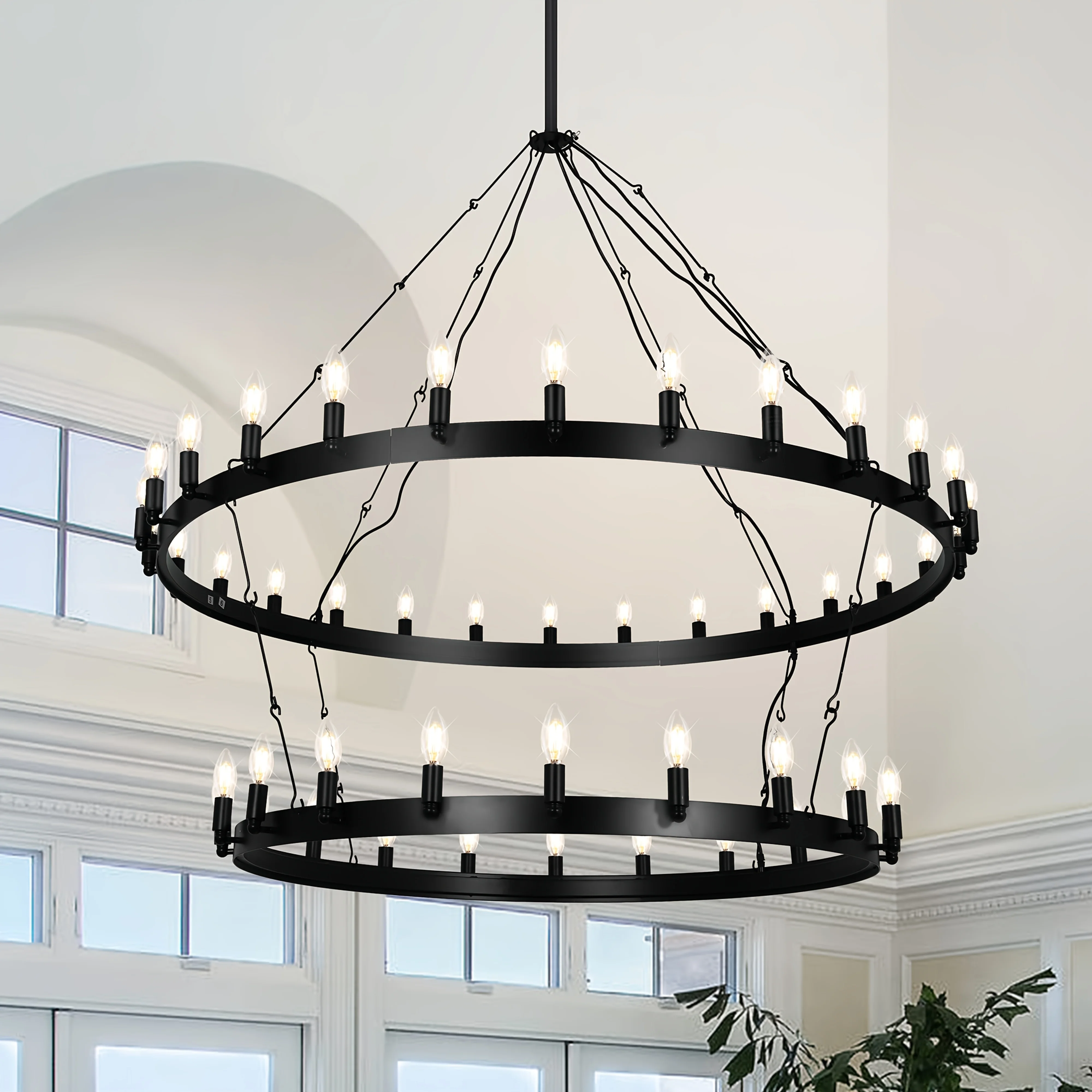 55 Inch Black Wagon Wheel Chandelier Large Farmhouse Chandelier 2 Tier Wagon Wheel Light Fixture Extra Large Chandelier
55 Inch Black Wagon Wheel Chandelier Large Farmhouse Chandelier 2 Tier Wagon Wheel Light Fixture Extra Large Chandelier