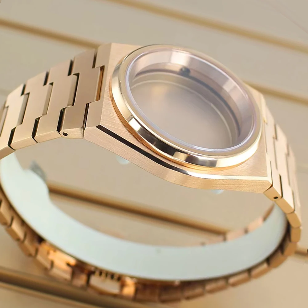 Rose Gold 40mm Women's Watch Case Sapphire Glass 316L Steel Strap For Mod PRX Super Player NH35 NH36 NH38 NH34 NH70/72 Movement
Rose Gold 40mm Women's Watch Case Sapphire Glass 316L Steel Strap For Mod PRX Super Player NH35 NH36 NH38 NH34 NH70/72 Movement